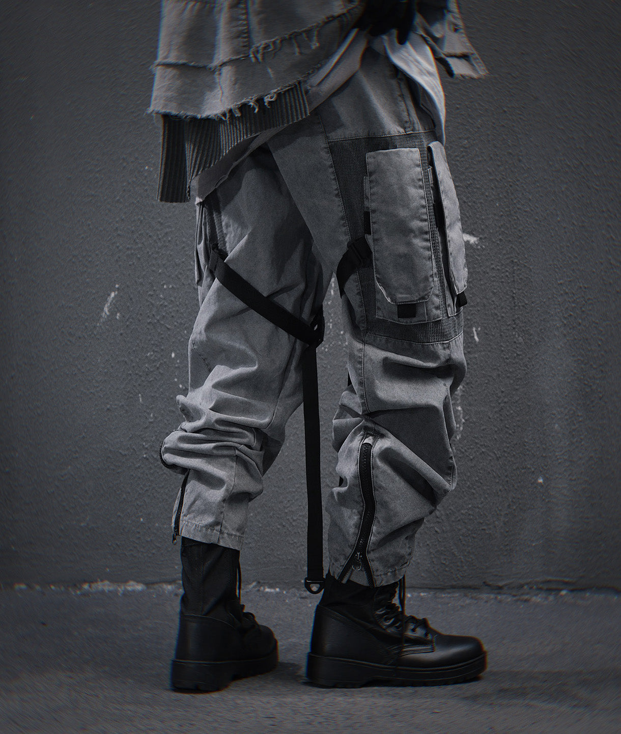 HiP46 Grey NX Cargo Pants