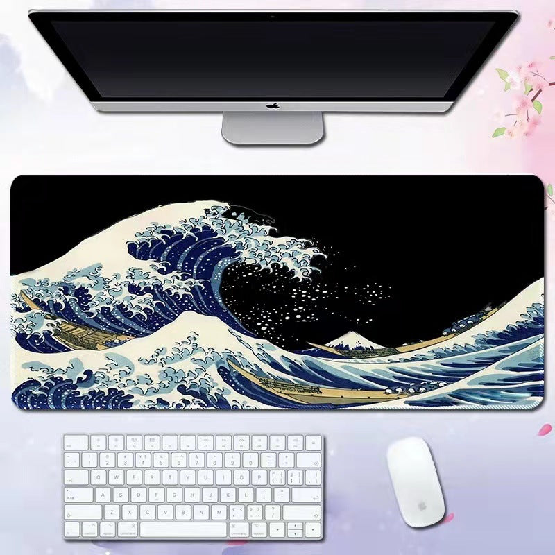 Wave mouse pad