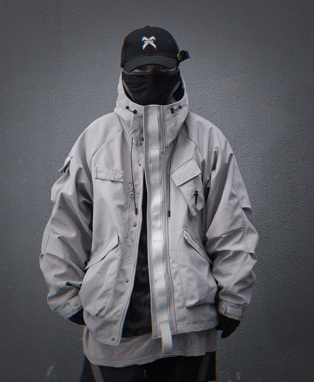HiJ39 Grey Retaliation Jacket
