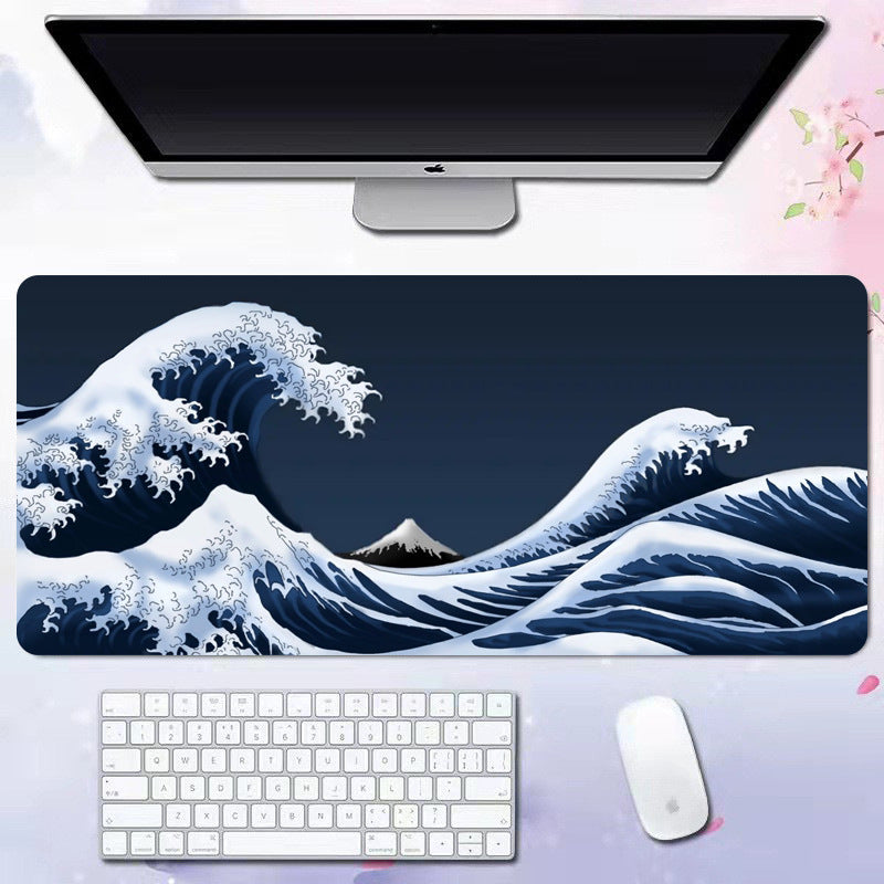 Wave mouse pad