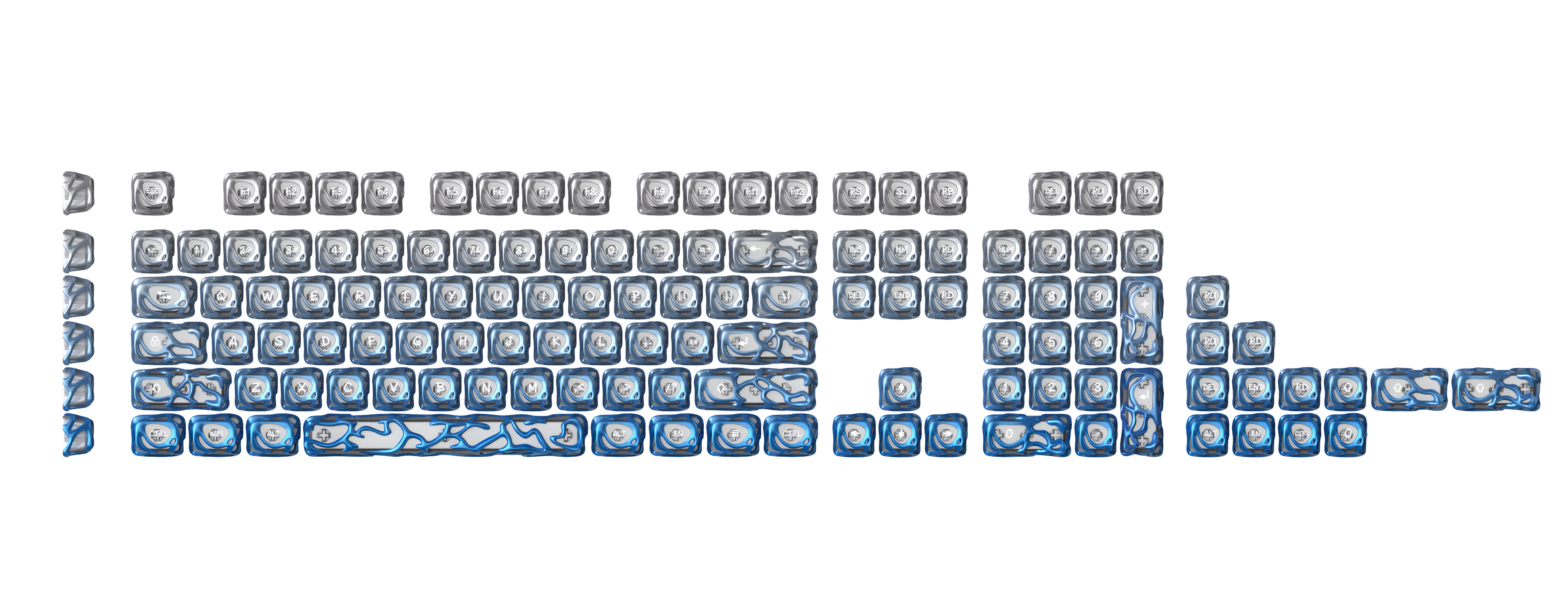 XVX Venom Themed ABS+PC Keycap Set