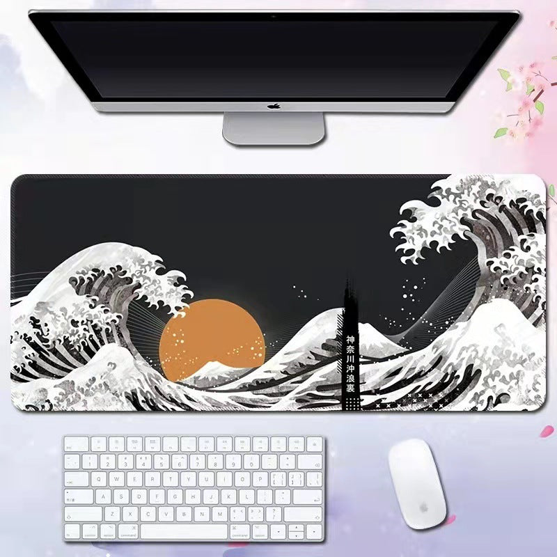 Wave mouse pad