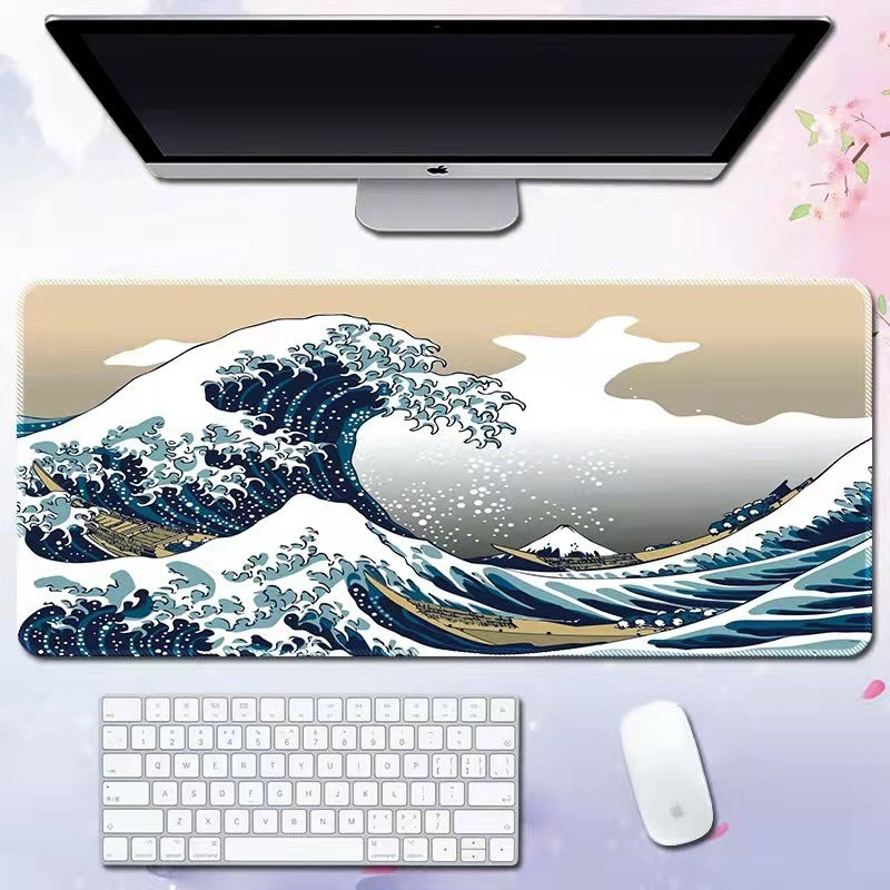 Wave mouse pad