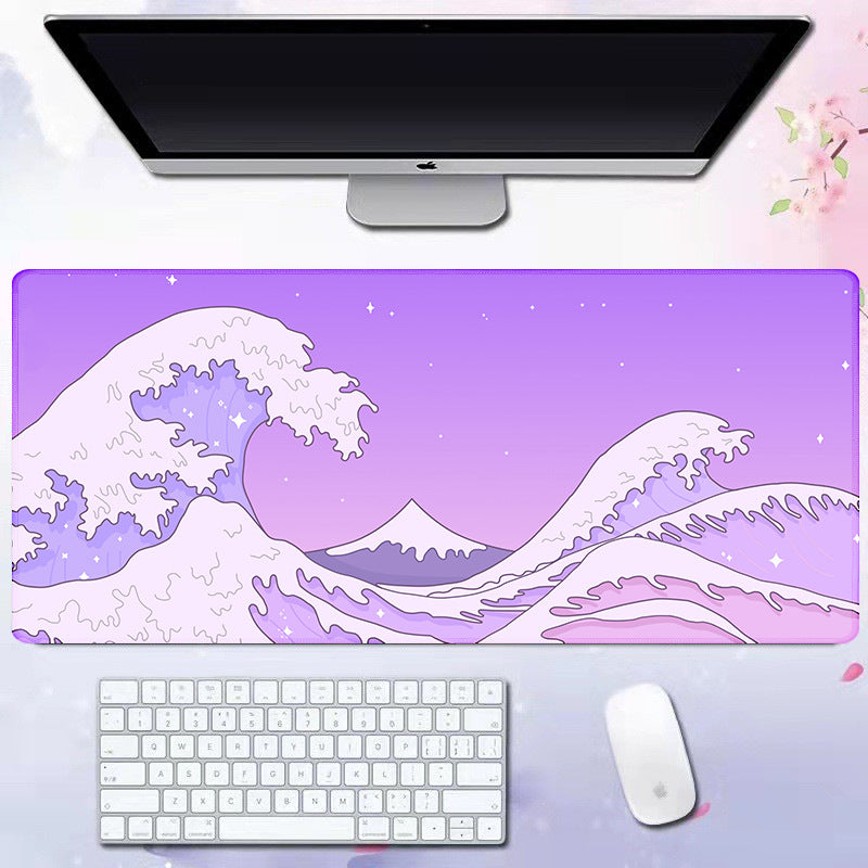 Wave mouse pad