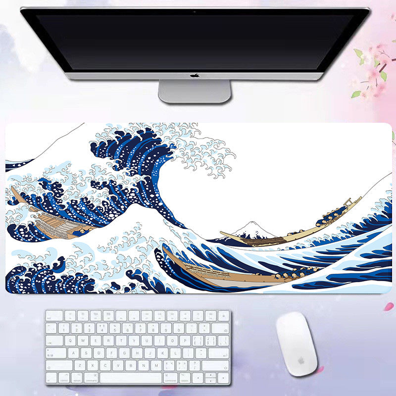 Wave mouse pad