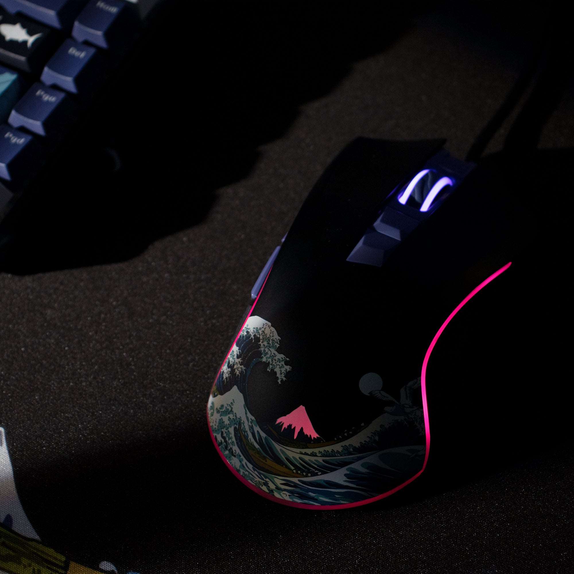 XVX G705 Kanagawa Themed Gaming Mouse (Wired)