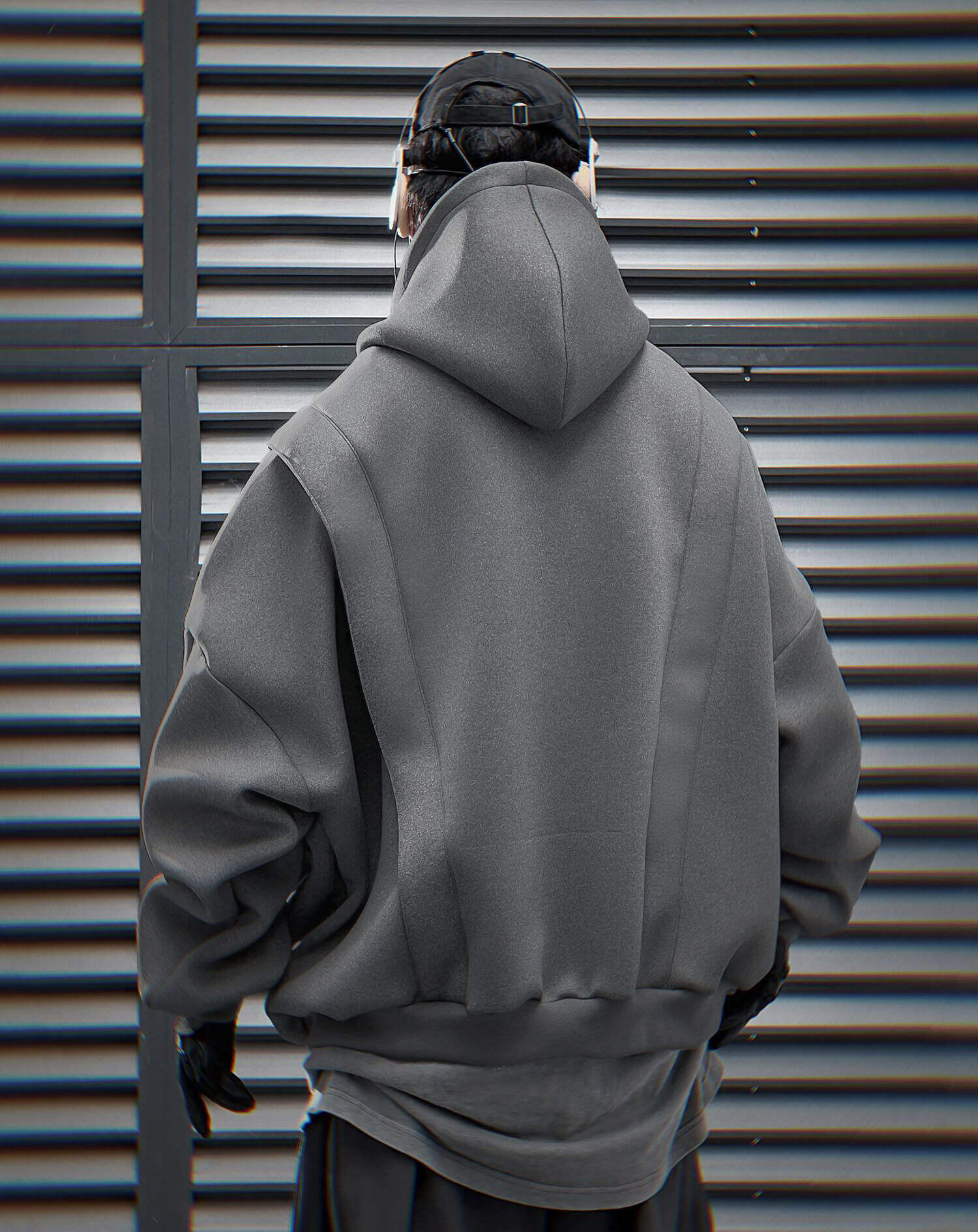 HiH50 Grey Nexus Hoodie