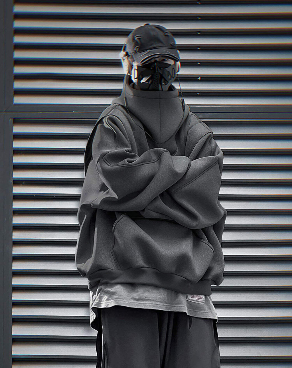 HiH50 Grey Nexus Hoodie