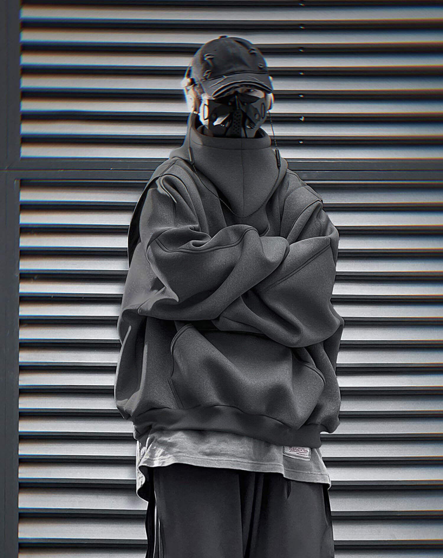 HiH50 Grey Nexus Hoodie