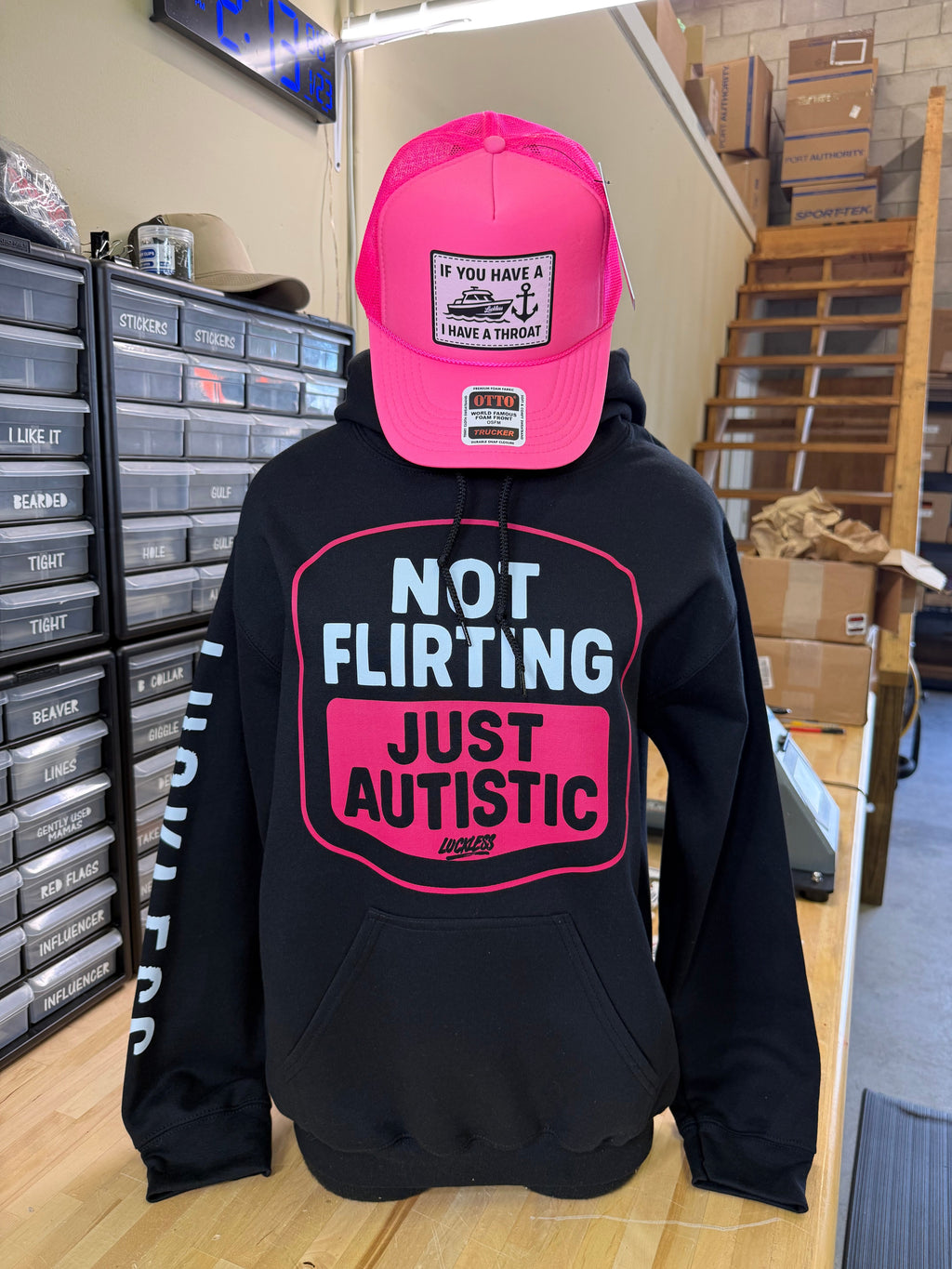 Not Flirting Hoodie