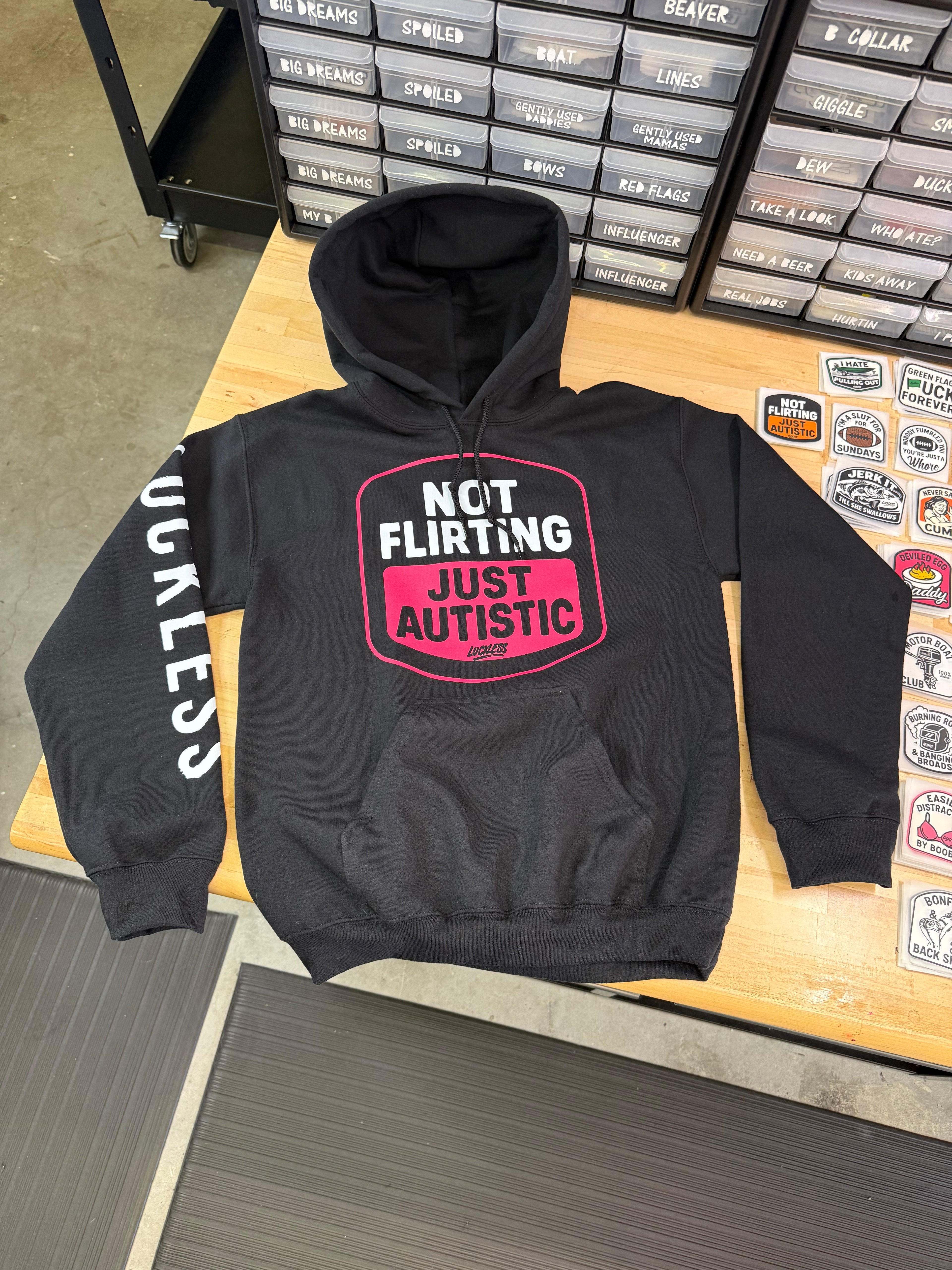 Not Flirting Hoodie