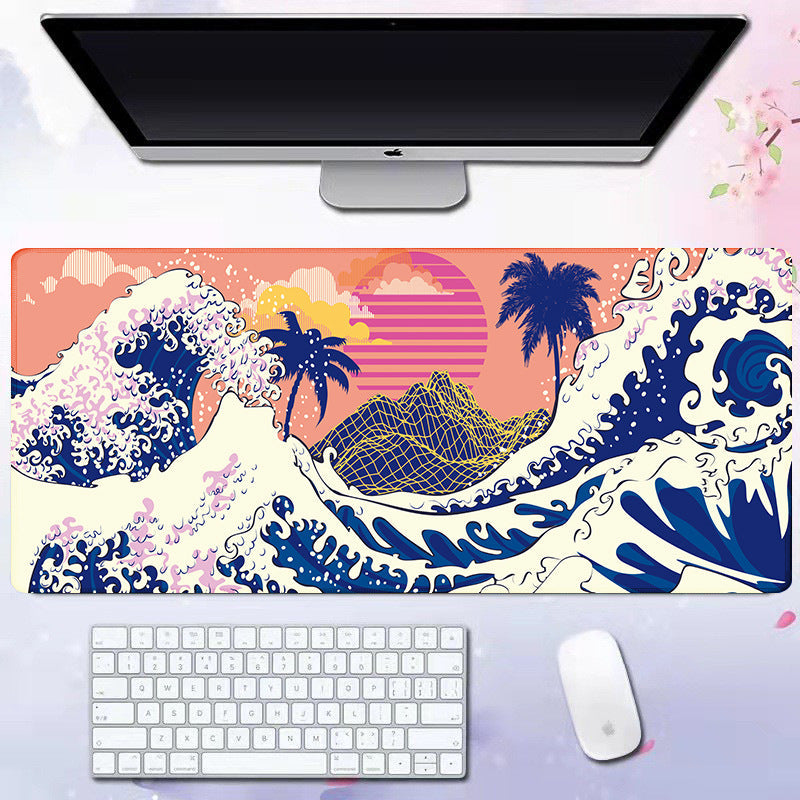Wave mouse pad