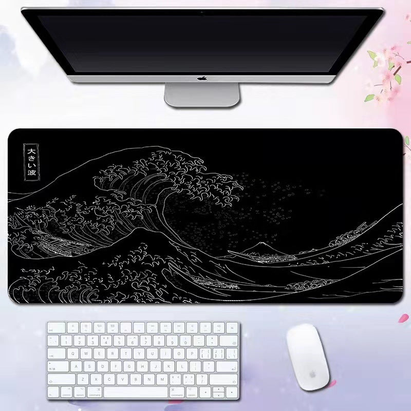Wave mouse pad
