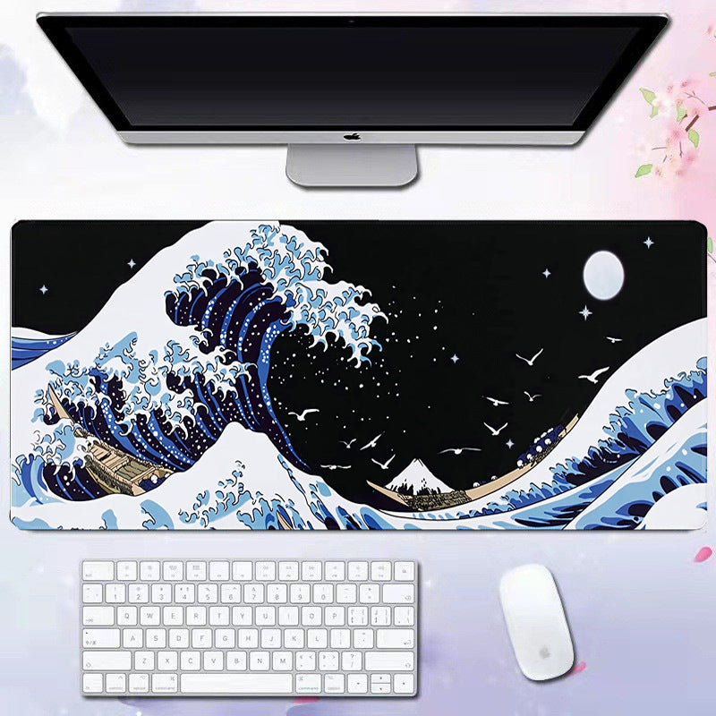 Wave mouse pad