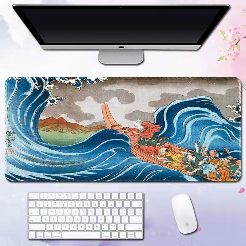 Wave mouse pad