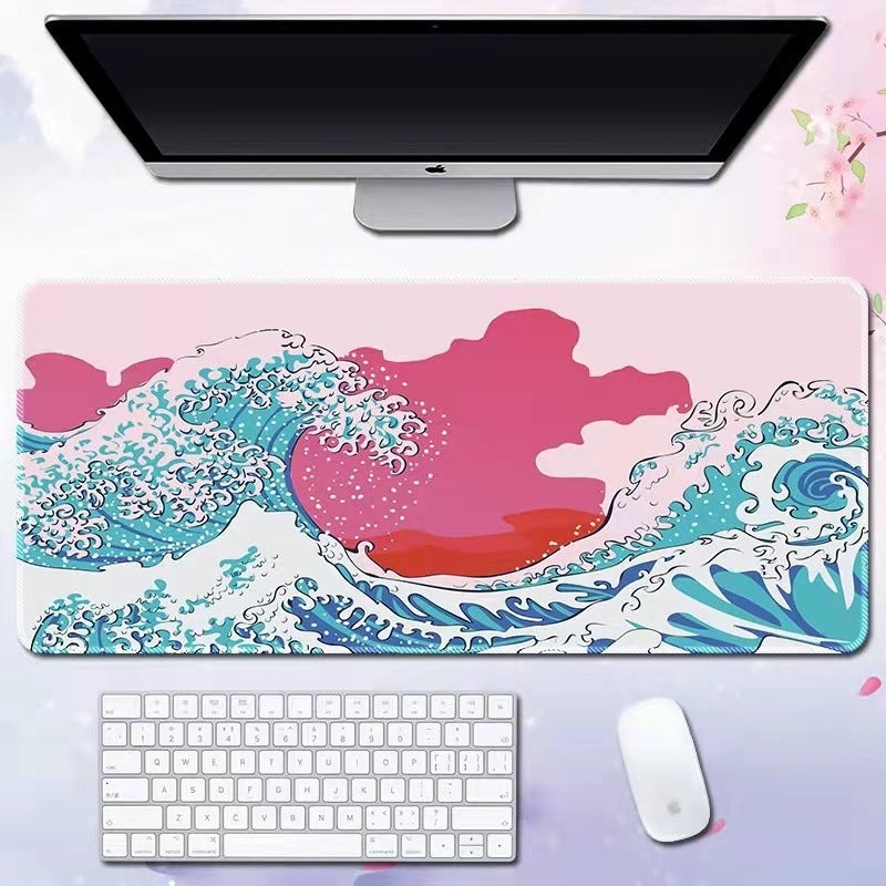 Wave mouse pad