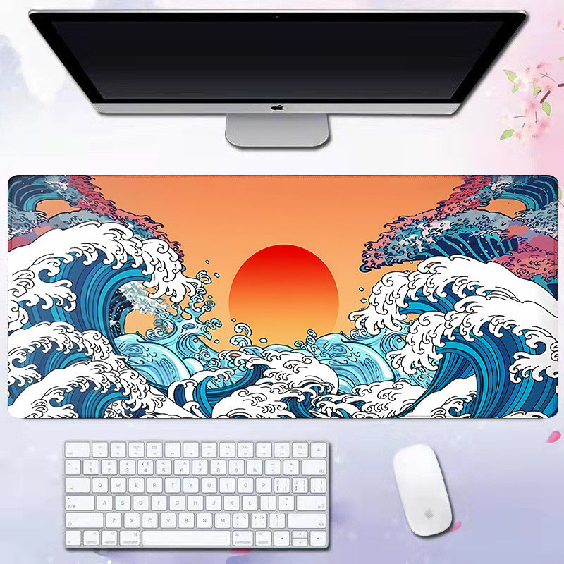 Wave mouse pad