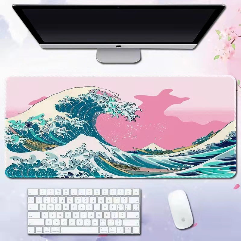 Wave mouse pad