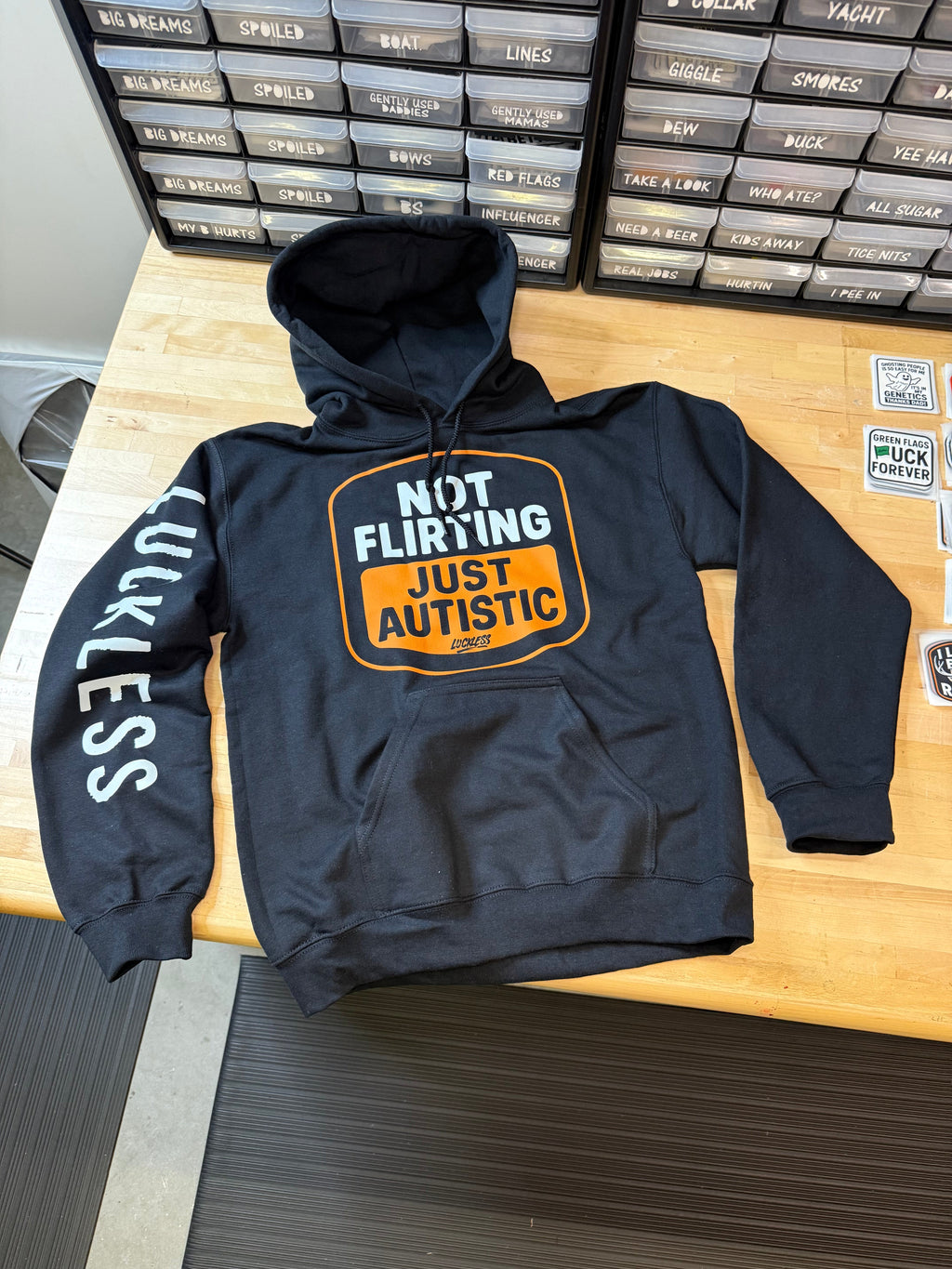 Not Flirting Hoodie