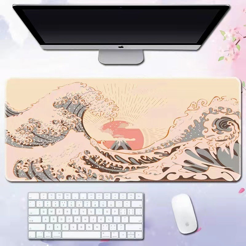 Wave mouse pad