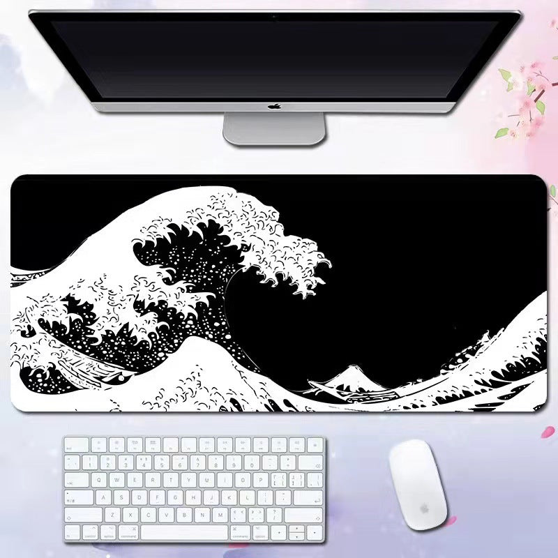 Wave mouse pad