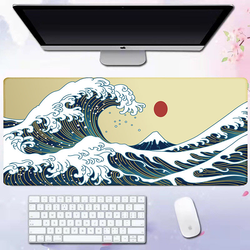 Wave mouse pad