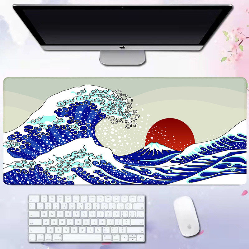 Wave mouse pad