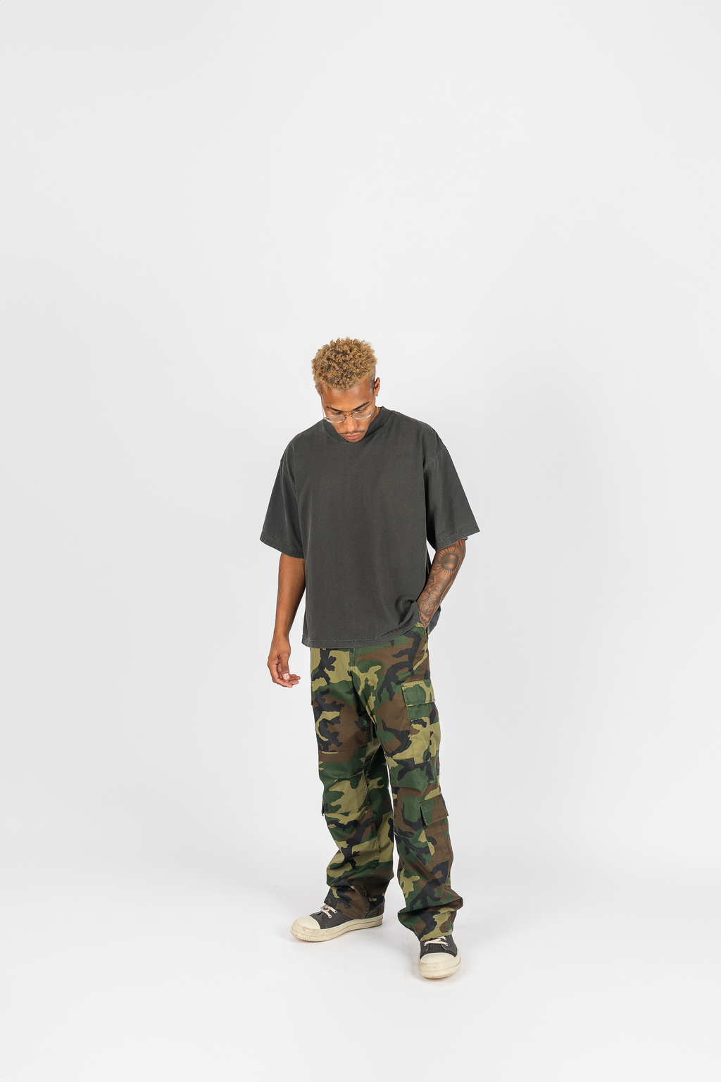 Vintage Cargo Fatigue Pants