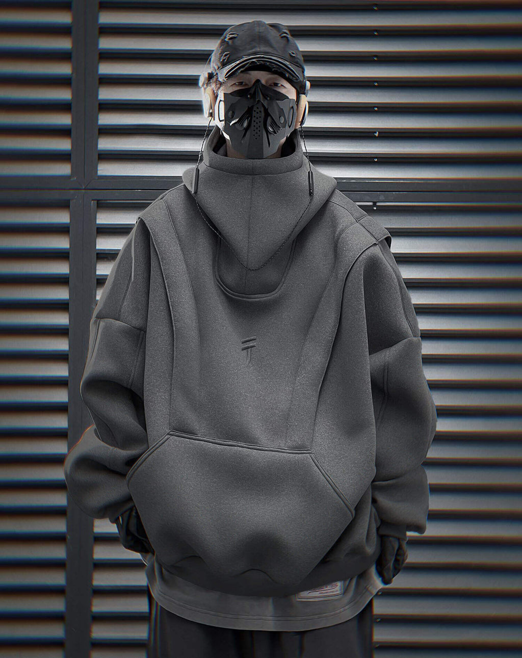 HiH50 Grey Nexus Hoodie