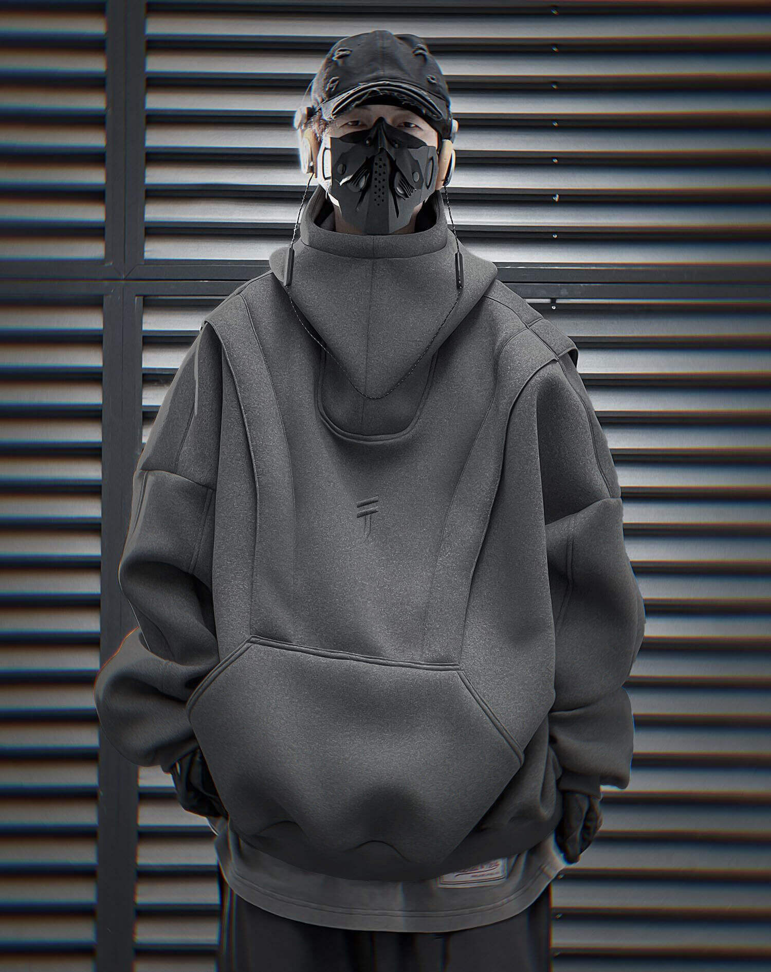 HiH50 Grey Nexus Hoodie