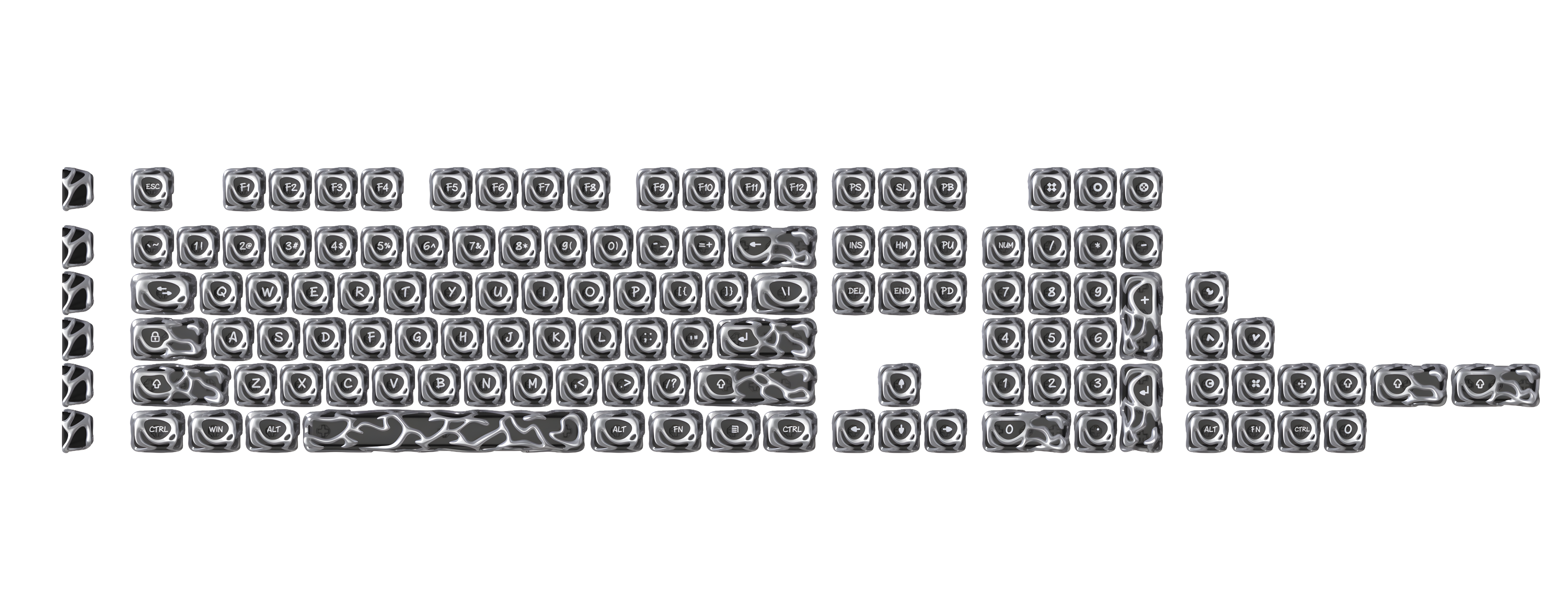 XVX Venom Themed ABS+PC Keycap Set