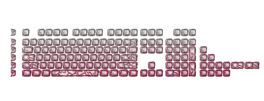 XVX Venom Themed ABS+PC Keycap Set