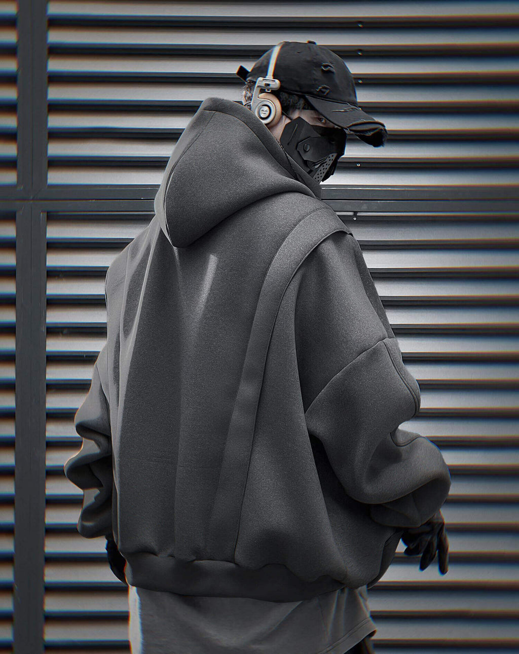 HiH50 Grey Nexus Hoodie