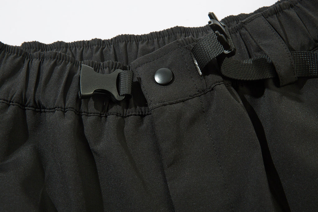 IBP442 Matte Black Cargo Joggers