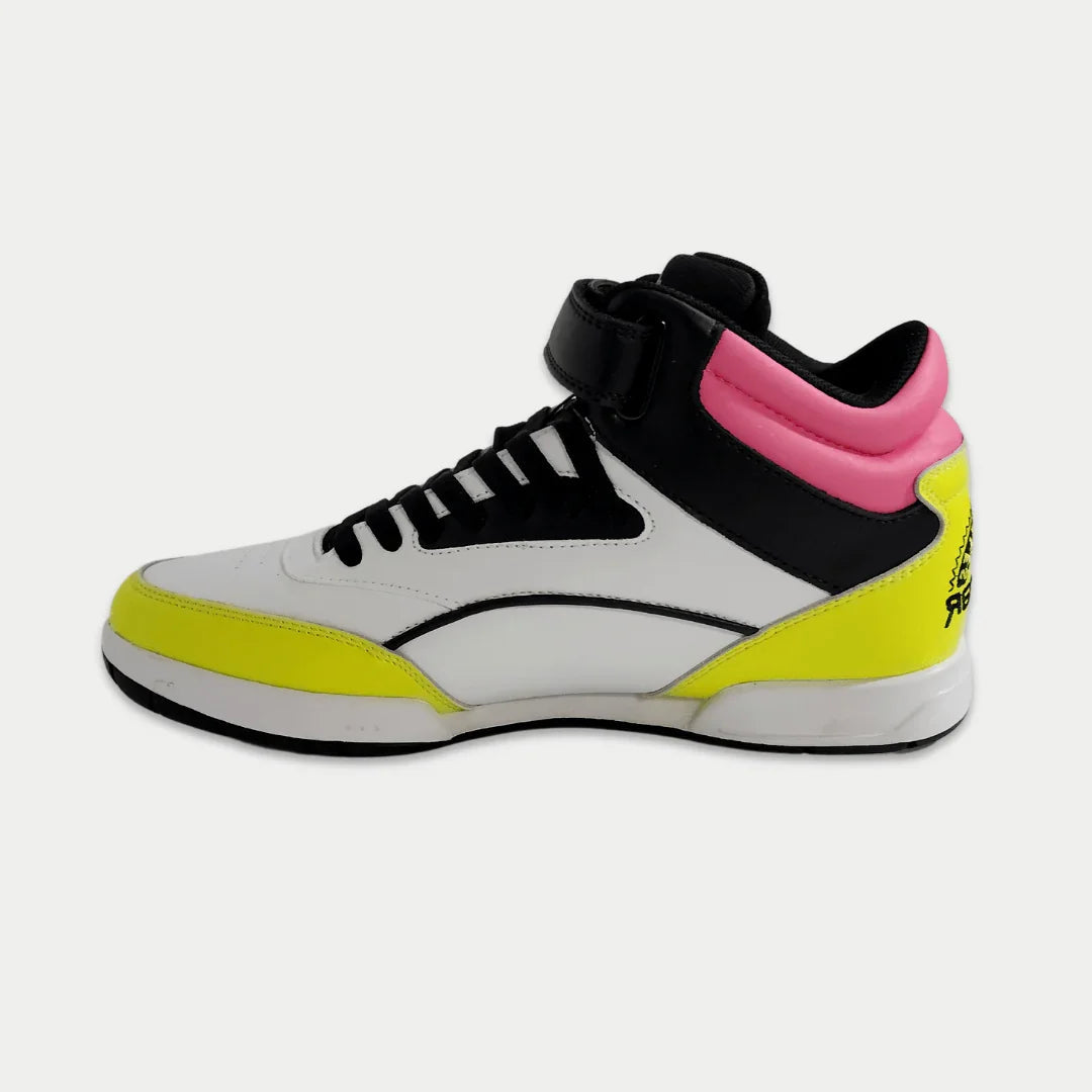 LA Gear Women's Flame Retro Hightop | Black x Pink x Lime