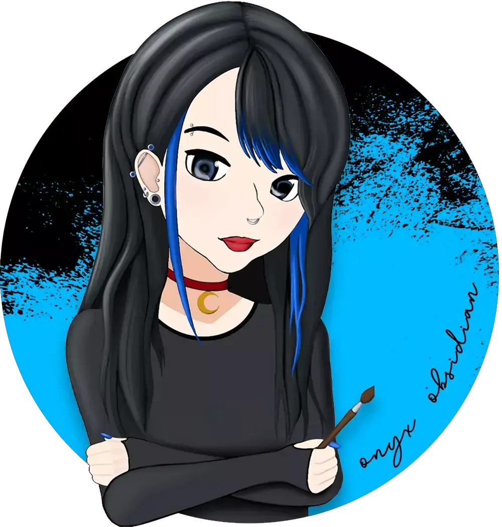 Black Double Gem Glow in the Dark Mystic Mushroom Dangle Belly Ring by Onyx O